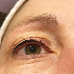 permanent eyeliner after